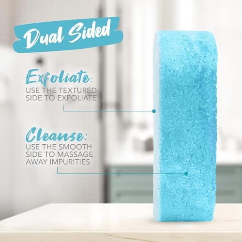 Spongables Pedi Scrub Foot Exfoliating 20+ Wash Sponge, Clean & Fresh, 3 Count - Image 5