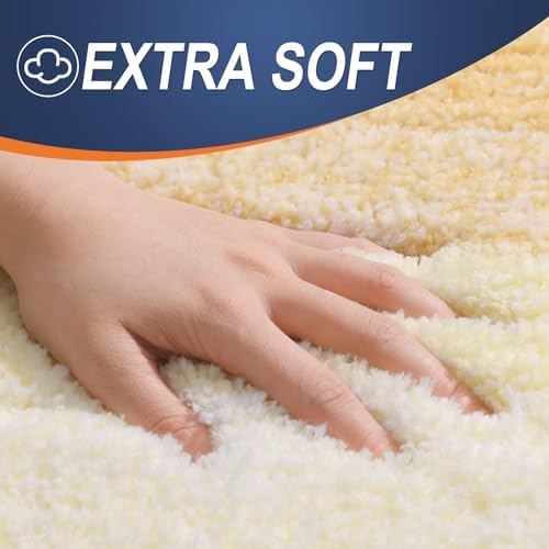 OLANLY Bathroom Runner Rug 59x20, Extra Soft Absorbent Microfiber Bath Rugs - Image 3