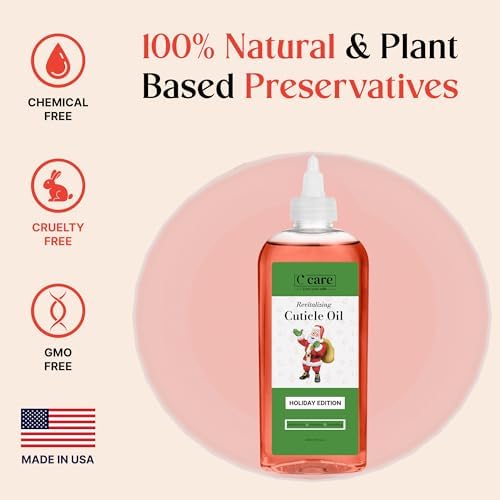 C CARE Holiday Edition Cuticle Oil For Nails - Repairs Cuticles Overnight - Moisturizes and Strengthens Nails and Cuticles - Image 2