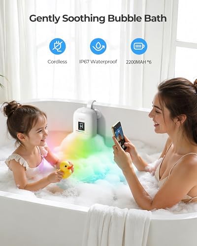 Cordless Portable Bath Jets for Tub Home Spa Massager - Image 4