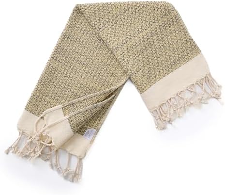 BAY LAUREL Turkish Hand Towel – Pack of 2 | Soft & Absorbent Decorative Towels for Bathroom, Hand, Face, Hair, Gym, Yoga, SPA, Kitchen & Tea | Boho Decor (Yellow, Diamond 15x26 Inches (Set of 2) - Image 4