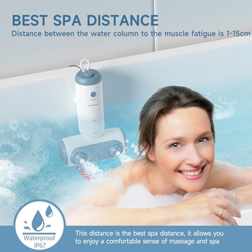 Portable Jets Bath for tub, Dual Mode Bubble & Massage Bathtub Accessories - Image 6