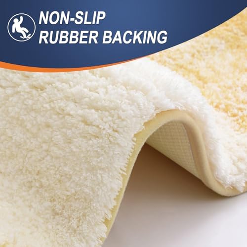 OLANLY Bathroom Runner Rug 59x20, Extra Soft Absorbent Microfiber Bath Rugs - Image 5