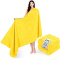 Cotton Paradise 100% Cotton Turkish Towel Set, Soft Absorbent Quick Dry, 2 Piece 35x70 Bath Sheet Set, Yellow by UNITEDHOMETEXTILE