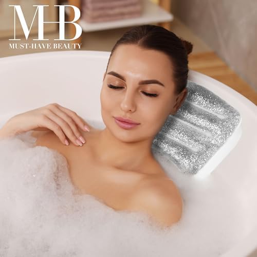 Glitter Gel Cooling Spa Pillow -Bathtub & Hot Tub Relaxation Cushion (Pack of 2) - Image 4