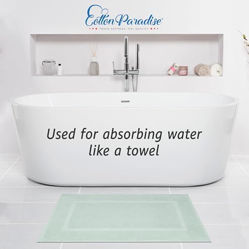 Cotton Paradise 100% Cotton Bathroom Towel Set, 2 Piece 20x34 Floor Towels - Image 2