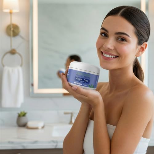 Natural Foot, Nail & Hand Cream - Skin Care & Nourishing Formula Rich Hydration with Tea Tree - Daily Repair Cream for Men & Women, Softens, Protects & Restores Skin 8oz - Image 7