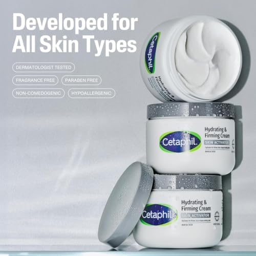 Cetaphil Skin Activator Hydrating & Firming Body Cream 12oz,Mandelic Acid (AHA) and Centella Asiatica (CICA) Cream,Hydrates and Firms Aging Skin,Anti-Aging Skincare,12 oz,(Pack of 2) - Image 2