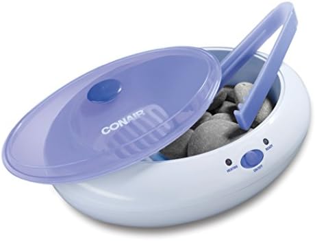 Conair Hot Stone Massage Kit, Portable Heated Rock Therapy System with 10 Massaging Stones to help Relax Muscles, Improve Circulation, and Rejuvenate Your Body by conair