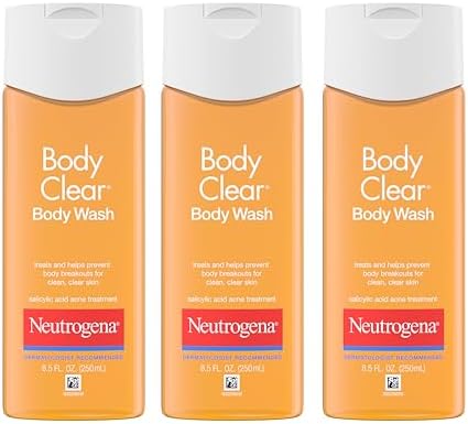 Neutrogena Body Clear Acne Body Wash, 3 x 8.5 fl oz by Neutrogena