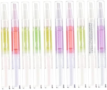 Cuticle Oil Pens for Nails Revitalizer Pen Gel Nourishment Polish for Nail Care Products Kit 10 Pcs. by CNAFGBGG