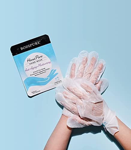 Bodipure HandPure 12pk Anti-Aging K-Beauty Moisturizing Spa Treatment Mask - Image 6