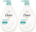 Dove Body Wash, Sensitive Skin Pump,34 Fl Oz (Pack of 2) by Dove