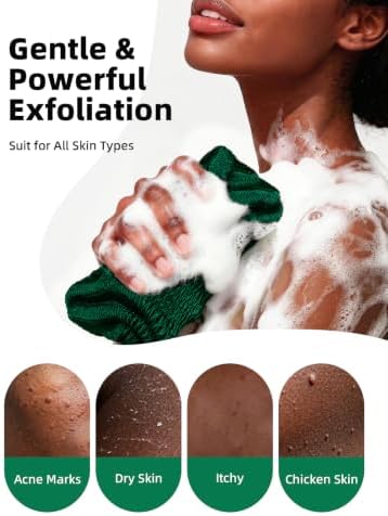 Cleangor 2Pcs African Net Sponge Authentic with Knots - Exfoliating Body - Image 2