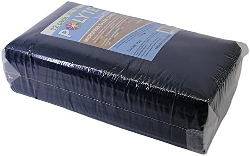 POLYTE Professional Quick Dry Lint Free Microfiber Hair Drying Salon Towel, 16 x 29 in, 12 Pack (Black)