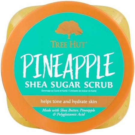 Tree Hut Shea Sugar Scrub, Pineapple, 18 Ounce (Pack of 12) - Image 2