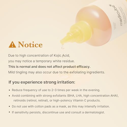 medicube Kojic Acid Turmeric Smoothing Toner for Face & Body | Lightweight Toner for Balancing Uneven Skin Tone & Texture | Niacinamide, Glycolic Acid for Clear Glass Skin | 8.45 fl.oz (Pack of 2) - Image 6