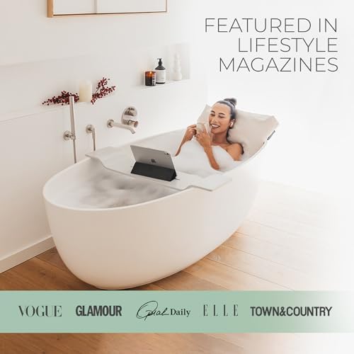 BADESOFA® Luxury Bathtub Pillow for Feet in Green, Quick-Drying - Image 6