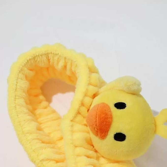 Funny Cat Headband for Women, Cute Animal Duck Frog Dinosaur Snail Kawaii Spa Headband Hair Accessories for Washing Face Shower Sports Beauty Skincare (Style 1)