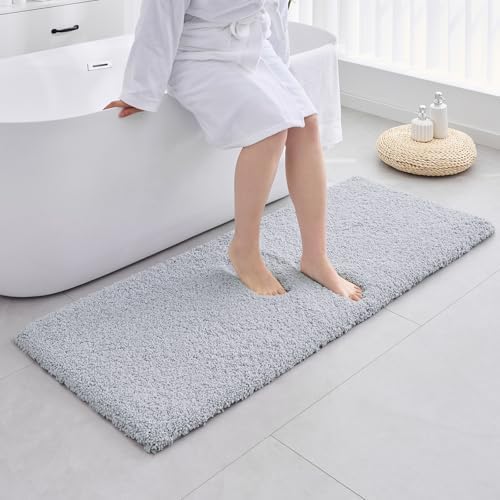 ILANGO Bathroom Rugs 60" × 24", Extra Soft Absorbent Microfiber Bath Rugs by ILANGO