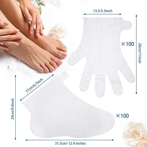 Geyoga 204 Pcs Paraffin Wax Bath Set with Cloth Gloves and Booties - Image 4