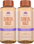 Tree Hut Santal Haze Foaming Gel Wash, Hydrating & Moisturizing Body Wash with Shea Butter & Nourishing Essential Oils, Daily Cleanser for Soft Smooth Skin, 18 fl oz (Pack of 2) by TreeHut