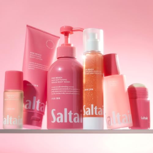 Saltair Body Oil - Luxurious Pink Beach After Shower and Bath Oil for Women and Men. Botanical, Non-Greasy, Well-Absorbing Moisturizer for Hydrating Dry Skin – 4oz Pump Bottle (Pack of 2) - Image 3