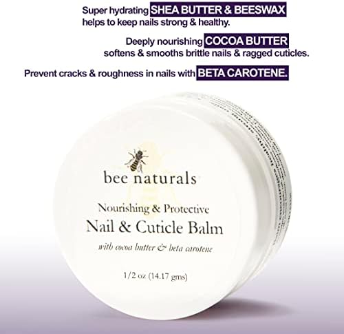 Bee Naturals Nail & Cuticle Care Gift Set – Includes Hydrating Nail Balm & Nourishing Cuticle Oil with Natural Ingredients – Perfect for Dry, Brittle Nails & Ragged Cuticles – Travel-Friendly & Gentle - Image 2