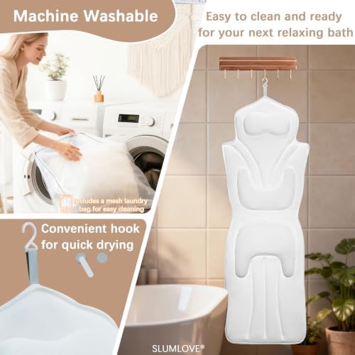 Full Body Bath Pillow for Bathtub Thickened 5D Air Mesh 144 Suction Cups - Image 6