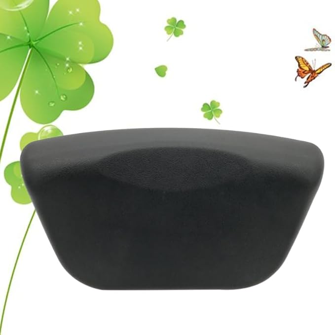 Spa Bath Pillow with Suction Cups Pu Bath Cushion Non-Slip Design for Home Headrest Neck Shoulder and Back
