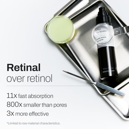 MEDITHERAPY Retinal Skin Booster Serum 5.07 fl.oz | Retinaldehyde, Niacinamide, Cica | Face & Body Serum for Uneven Skin, Refining Texture & Signs of Aging | Korean Skincare - Image 4