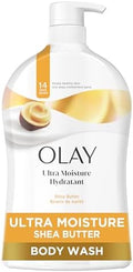 Olay Body Wash for Women, Ultra Moisture, 24hr Moisturizing, Hydrating & Refreshing, B3 Vitamin Complex, Free of Parabens & Phthalates, for All Skin Types, Shea Butter Scent, 33 fl oz by Olay