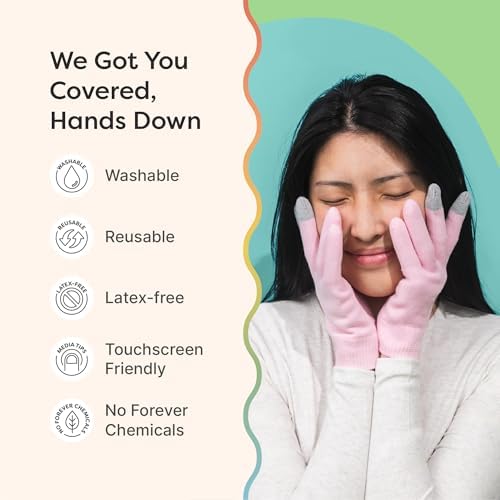 ZenToes Moisturizing Gloves for Dry Hands, Gel Lined, Cotton, 1 Pair - Image 7