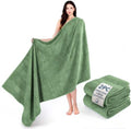 Cotton Paradise 100% Cotton Turkish Towel Set, Soft Absorbent Quick Dry, 2 Piece 35x70 Bath Sheet Set, Sage Green by UNITEDHOMETEXTILE