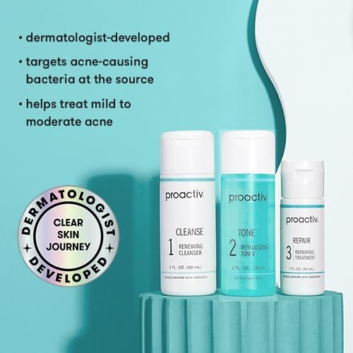 Proactiv 3 Step Acne Treatment - Benzoyl Peroxide Face Wash, Repairing Acne Spot Treatment for Face and Body, Exfoliating Toner - 30 Day Complete Acne Skin Care Kit - Image 6