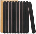 HeeYaa 10 Pack Nail Files, Professional Double Sided 100/180 Grit Emery Board for Manicure Pedicure, Black by HeeYaa