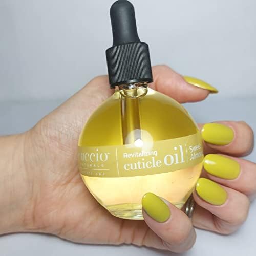 Cuccio Naturale Sweet Almond Revitalizing Cuticle Oil, Lightweight Fast-Absorbing Hydrating Nail & Cuticle Conditioner, Cold-Pressed Oils + Vitamin E, 2.30 Fl Oz (Pack of 3) - Image 4