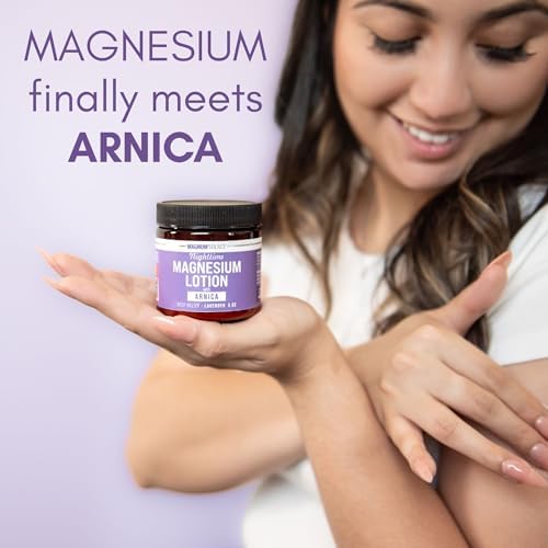 Magnum Solace Nighttime Magnesium Lotion with Arnica – Highly Concentrated Magnesium for Muscles & Joints – Apply to Legs or Feet Before Bed – Skin-Friendly (Pack of 3) - Image 4