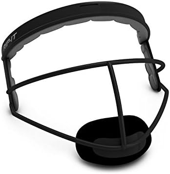 RIP-IT Original Defense Softball Face Mask, Lightweight, Protective Fielder's Softball Face Shield with Ponytail Strap & Soft Foam Padding