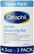 Cetaphil Gentle Cleansing Bar Soap, Sensitive & Dry Skin, 4.5oz, 3ct by Cetaphil