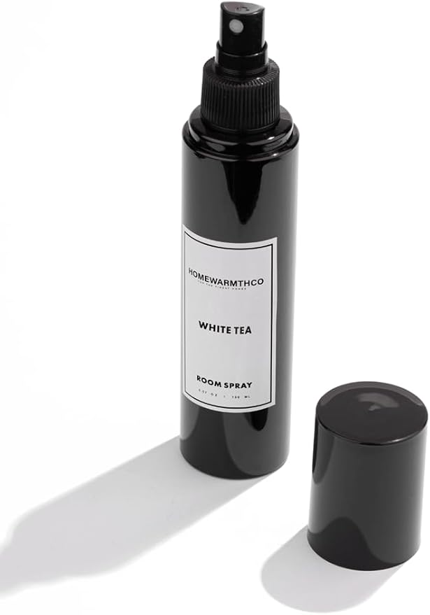 White Tea Room Spray – 5.07 oz Scented Air Freshener Spray for Home, Office, Kitchen & Bathroom Odor Eliminator Long-Lasting Linen Spray for Bedding, Pillows & Fabrics – Essential Oil Spray