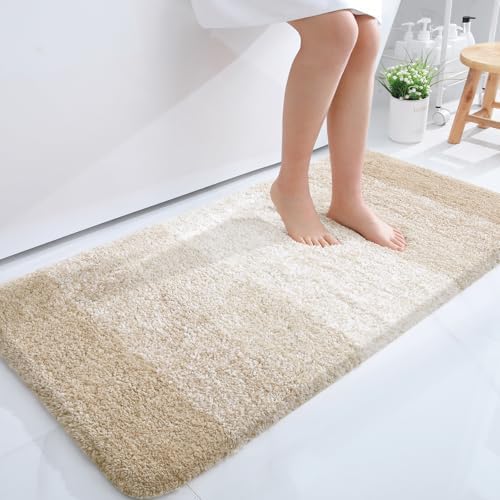 OLANLY Bathroom Runner Rug 44x24, Extra Soft Absorbent Microfiber Bath Rugs by OLANLY