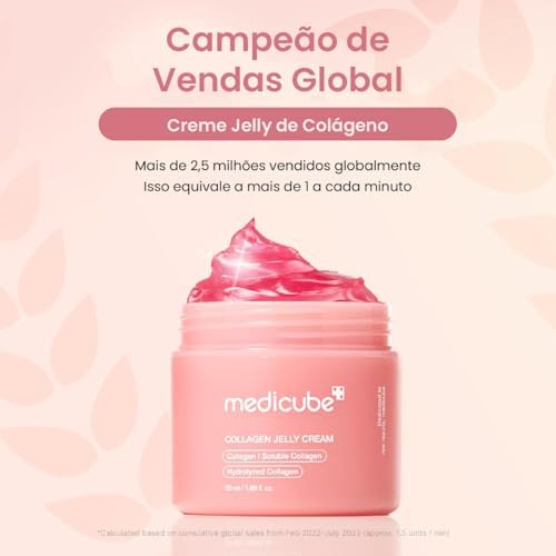 medicube Collagen Jelly Cream- Niacinamide & Freeze-Dried Hydrolyzed Collagen - Boosts skin's barrier hydration and gives 24h Glow & Lifted Look - Korean skincare (1.69 Fl Oz (Pack of 2)) - Image 6
