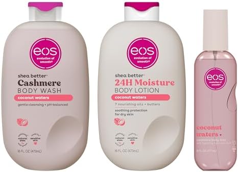 eos Essentials Bundle - Body Mash, Body Mist, Body Lotion - Coconut Waters by eosproducts