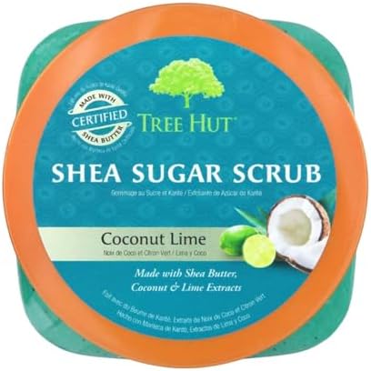 Tree Hut Shea Sugar Scrub - Coconut Lime - 18 oz - Exfoliating Body Scrub for Smooth, Glowing Skin - Made with Real Sugar and Shea Butter (Pack of 2) - Image 4