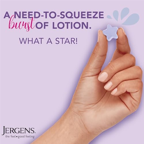 Jergens Lavender Lotion Bursts, Squishy Star-Shaped Moisturizer Bursts, 38 Ct (Pack of 12) - Image 2