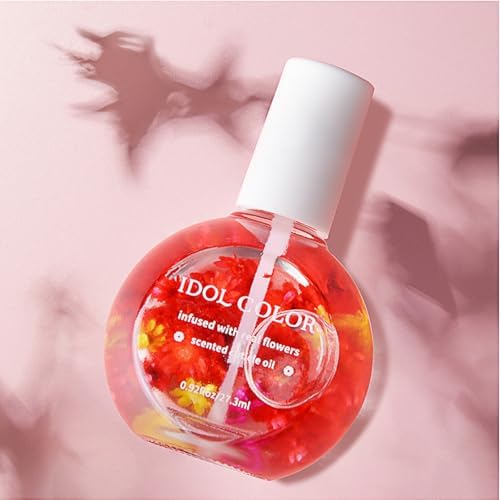 Flowery Scented Cuticle Oil, Infused with Real Flowers, Cuticle Revitalize Oil, Cuticle Remover - Cuticle Softener (0.92 fl.oz, CHERRY) - Image 2