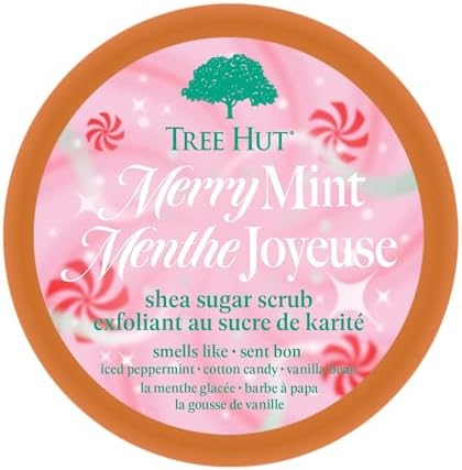 Tree Hut Merry Mint Body Scrub, Exfoliating Sugar Scrub, Vegan, 18 Ounce (Pack of 12) - Image 2