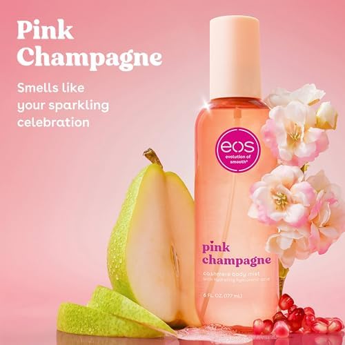 eos Cashmere Body Mist- Pink Champagne, Body Spray for Women, 6 fl oz - Image 2