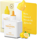 THERAPISPA Nail & Cuticle Oil with Avocado, Jojoba, Biotin & Vitamin E – Nail Growth Oil for Strengthening, Hydrating & Reviving Peeling Nails (Lemon, 2.0 fl oz) by THERAPISPA